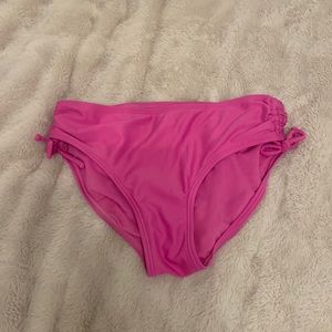 Justice Tie Side Bikini Bottom, Magenta, Size 14